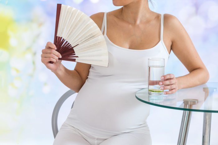 a terhesség feletti hőt leküzdeni