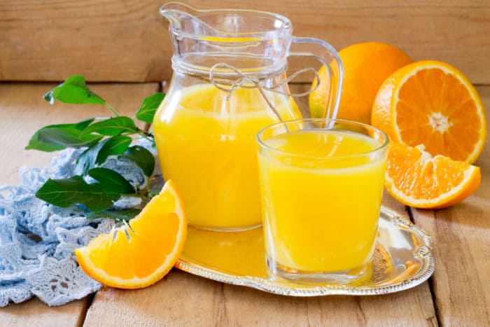 válasszon egészséges narancslét