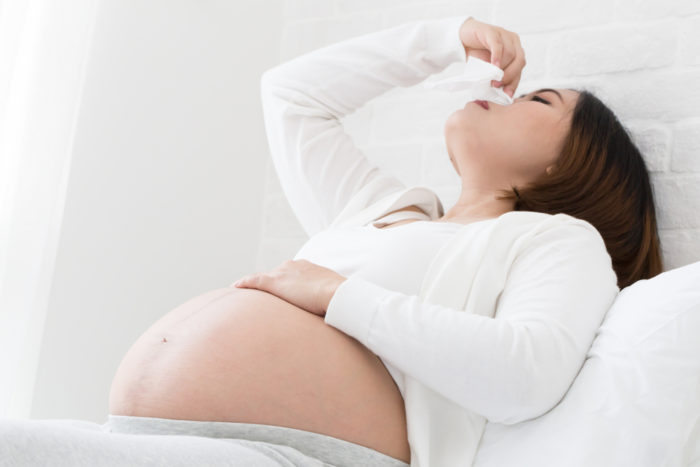 szinuszitis terhes nőknél